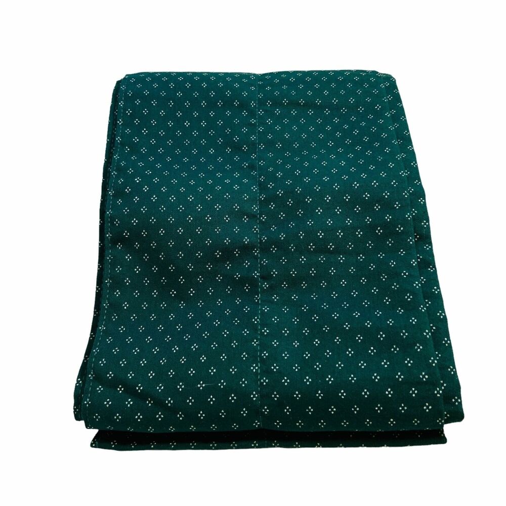 #4360 JC PENNEY Green curtain ruffle sleeve pair